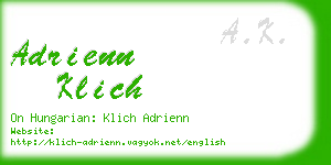 adrienn klich business card